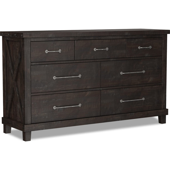 Modus Furniture Yosemite Solid Wood Dresser in Cafe (2024) 655450432828 7YC982A Image 9