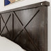 Modus Furniture Yosemite Solid Wood Footboard Storage Bed in Cafe  7YC9D  Image 2