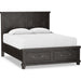 Modus Furniture Yosemite Solid Wood Footboard Storage Bed in Cafe  7YC9D  Image 4