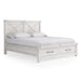 Modus Yosemite Solid Wood Footboard Storage Bed in Rustic WhiteImage 4