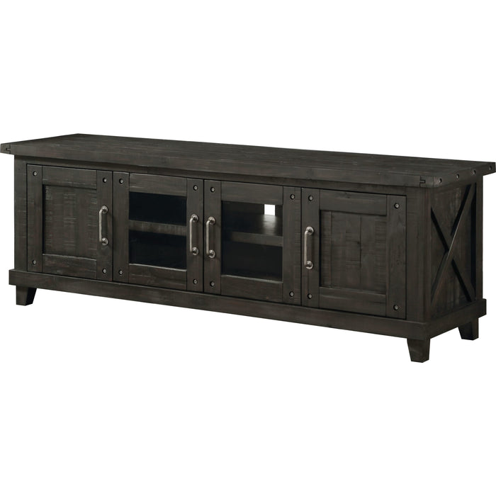 Modus Furniture Yosemite Solid Wood Four Door Media Console in Cafe 655450202162 7YC926C Image 2