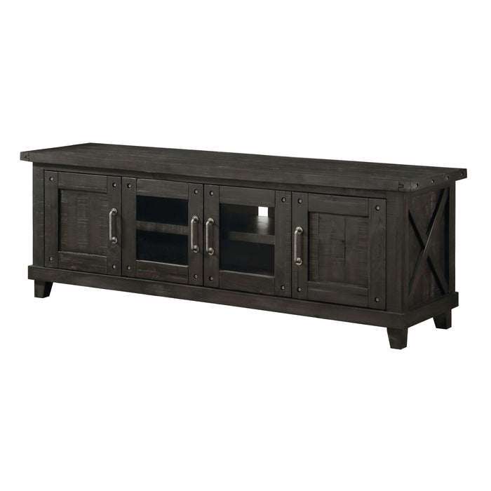 Modus Yosemite Solid Wood Four Door Media Console in Cafe Image 2