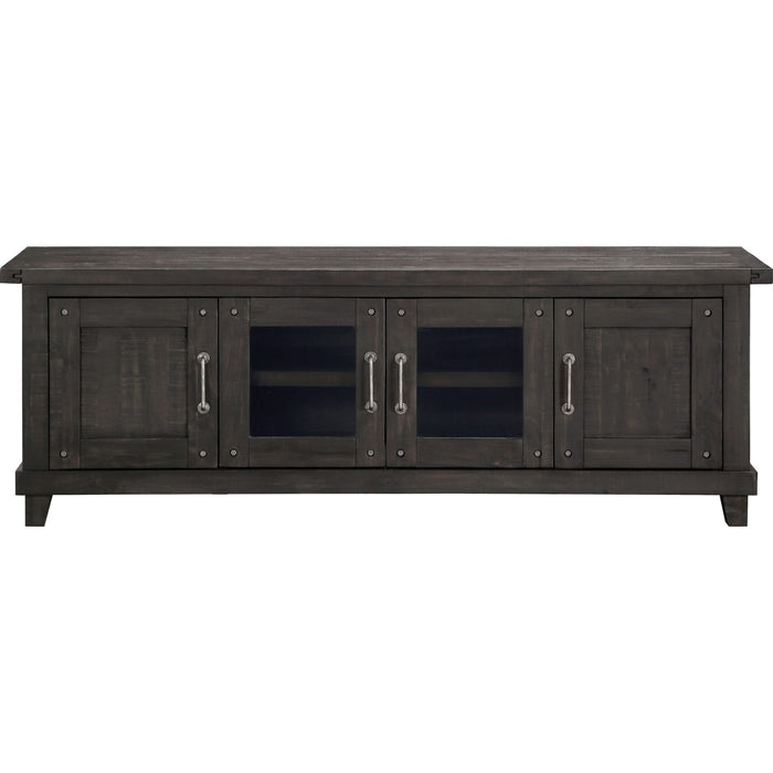 Modus Furniture Yosemite Solid Wood Four Door Media Console in Cafe 655450202162 7YC926C Image 3