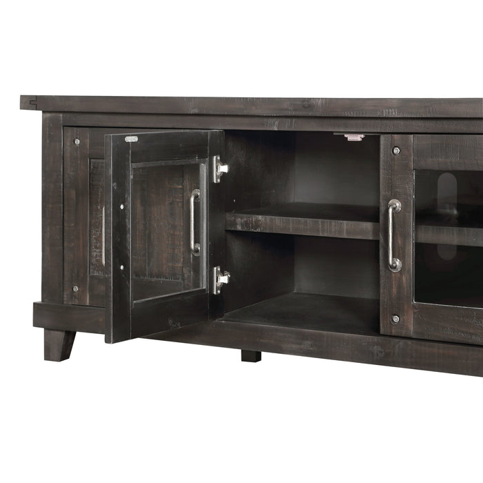 Modus Yosemite Solid Wood Four Door Media Console in Cafe Image 4