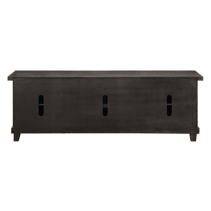 Modus Yosemite Solid Wood Four Door Media Console in Cafe Image 5
