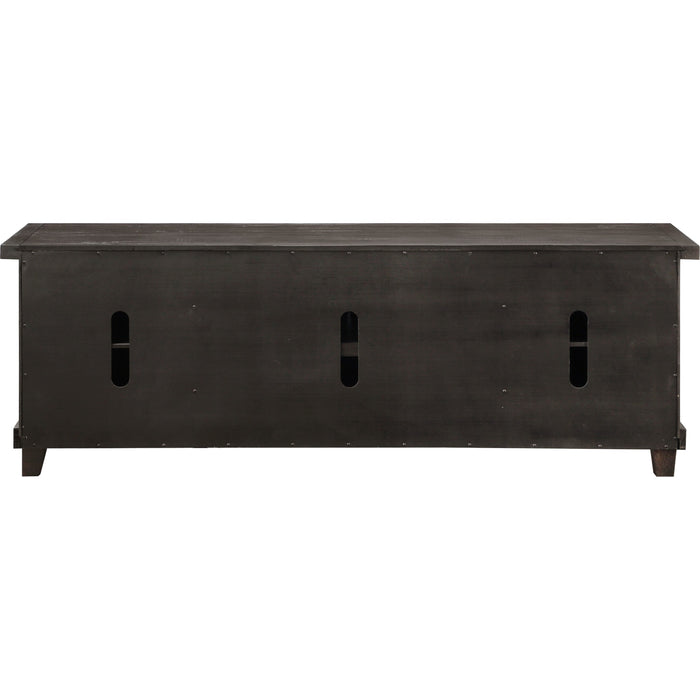 Modus Furniture Yosemite Solid Wood Four Door Media Console in Cafe 655450202162 7YC926C Image 5