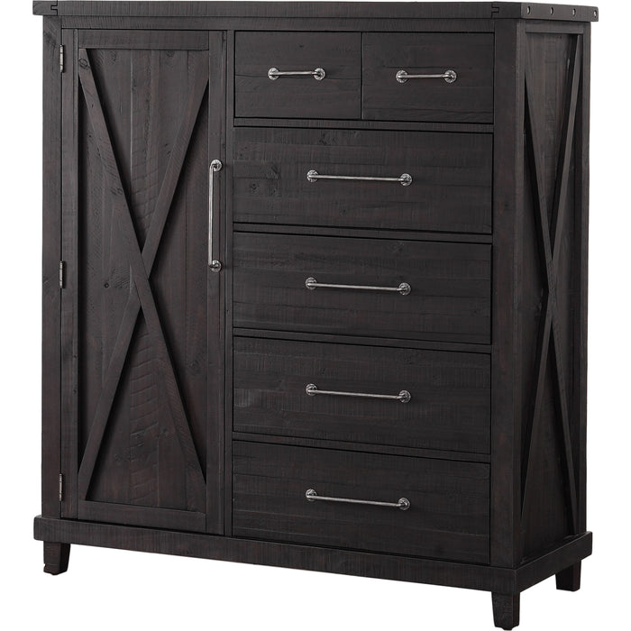 Modus Furniture Yosemite Solid Wood Gentleman s Chest in Cafe 655450436055 7YC984GA Image 1