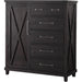 Modus Furniture Yosemite Solid Wood Gentleman s Chest in Cafe 655450436055 7YC984GA Image 1