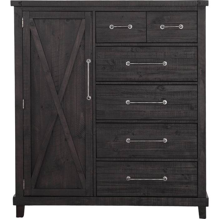 Modus Furniture Yosemite Solid Wood Gentleman s Chest in Cafe 655450436055 7YC984GA Image 2