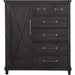 Modus Furniture Yosemite Solid Wood Gentleman s Chest in Cafe 655450436055 7YC984GA Image 2