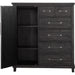 Modus Furniture Yosemite Solid Wood Gentleman s Chest in Cafe 655450436055 7YC984GA Image 3