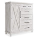Modus Yosemite Solid Wood Gentleman's Chest in Rustic White (2024) Image 2