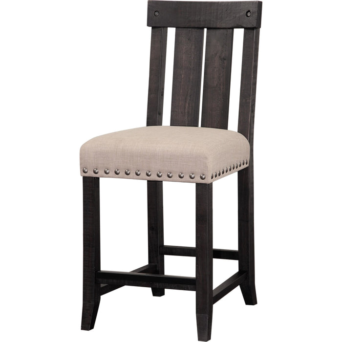 Modus Furniture Yosemite Solid Wood Kitchen Counter Stool in Cafe 655450138386 7YC970W Image 1