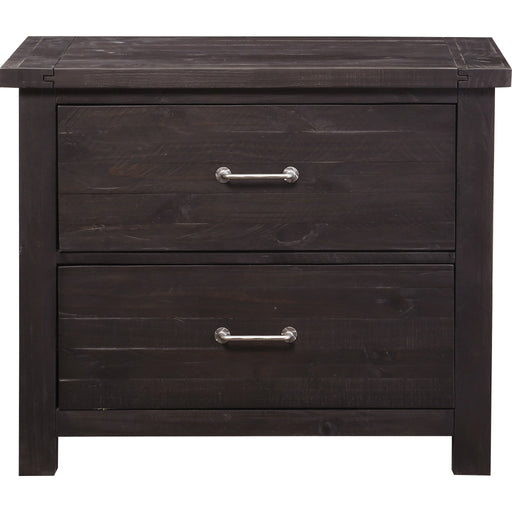 Modus Furniture Yosemite Solid Wood Lateral File Cabinet in Cafe 655450191213 7YC918 Image 1