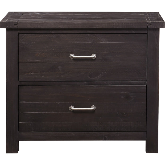 Modus Furniture Yosemite Solid Wood Lateral File Cabinet in Cafe 655450191213 7YC918 Image 1