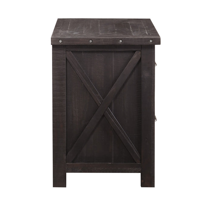 Modus Yosemite Solid Wood Lateral File Cabinet in Cafe Image 3