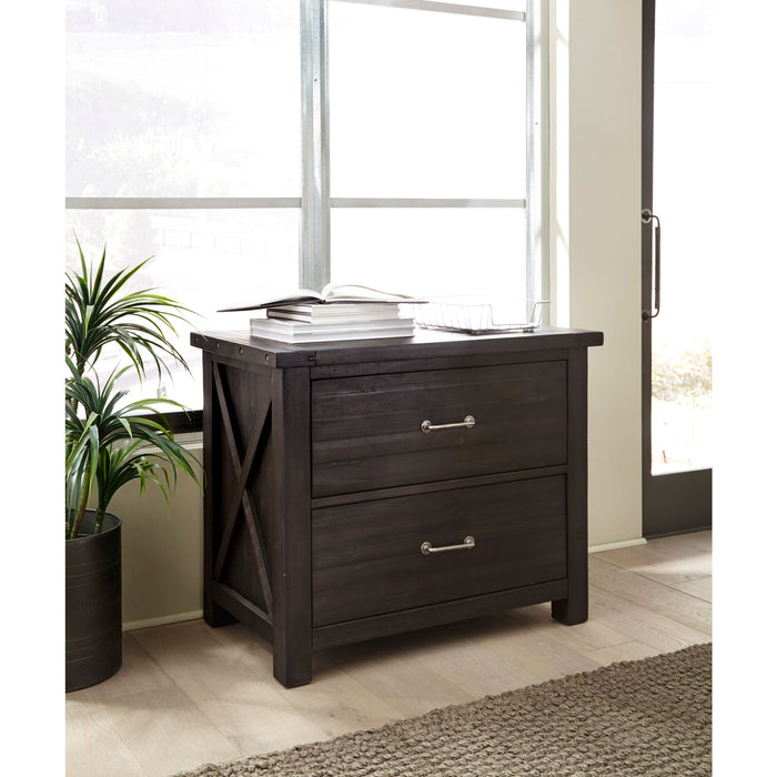 Modus Yosemite Solid Wood Lateral File Cabinet in Cafe Main Image