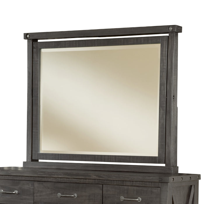 Modus Yosemite Solid Wood Mirror in Cafe Image 7