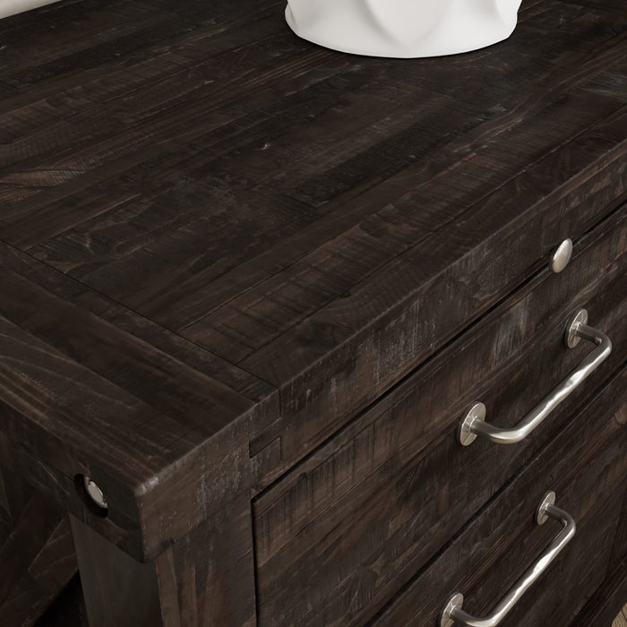 Modus Yosemite Solid Wood Nightstand in Cafe Image 8