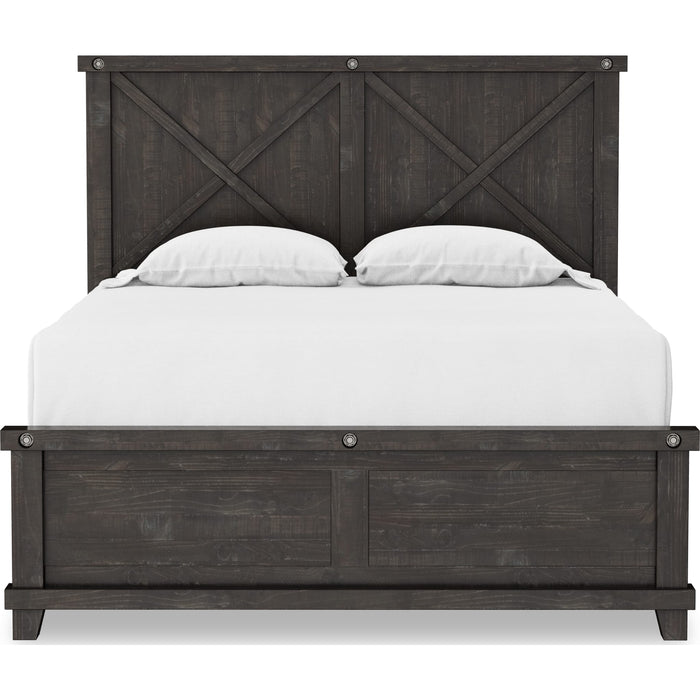 Modus Furniture Yosemite Solid Wood Panel Bed in Cafe  7YC9L  Image 10