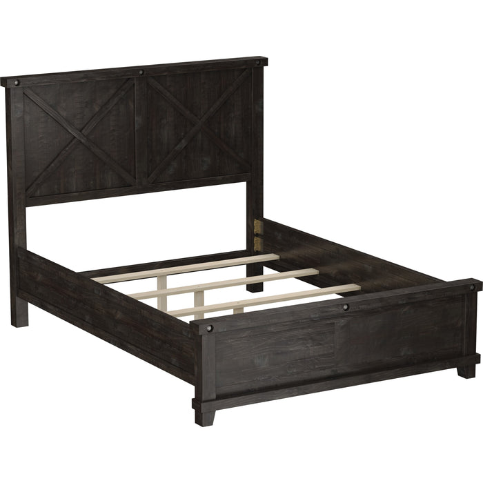 Modus Furniture Yosemite Solid Wood Panel Bed in Cafe  7YC9L  Image 3
