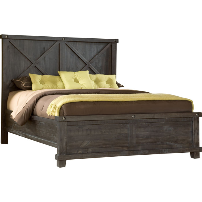 Modus Furniture Yosemite Solid Wood Panel Bed in Cafe  7YC9L  Image 6