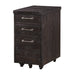 Modus Yosemite Solid Wood Rollling File Cabinet in Cafe Image 3