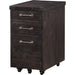 Modus Furniture Yosemite Solid Wood Rollling File Cabinet in Cafe 655450191206 7YC917 Image 3