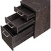 Modus Furniture Yosemite Solid Wood Rollling File Cabinet in Cafe 655450191206 7YC917 Image 5