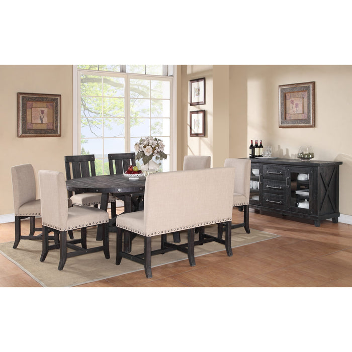 Modus Furniture Yosemite Solid Wood Round Extension Table 655450130861 7YC961R Image 10