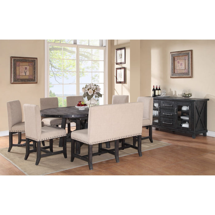 Modus Furniture Yosemite Solid Wood Round Extension Table 655450130861 7YC961R Image 11