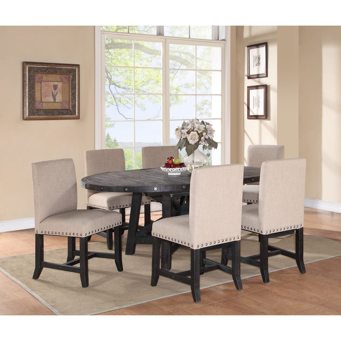 Modus Furniture Yosemite Solid Wood Round Extension Table 655450130861 7YC961R Image 13
