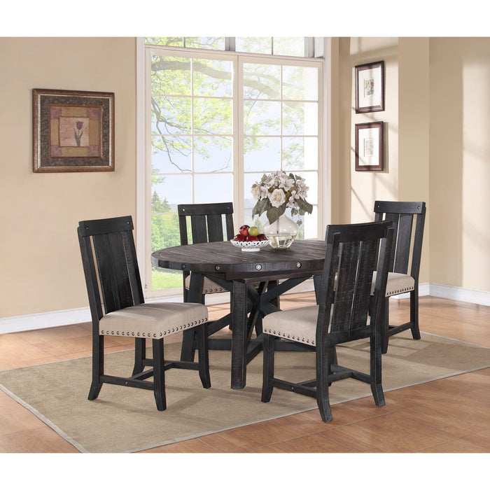 Modus Furniture Yosemite Solid Wood Round Extension Table 655450130861 7YC961R Image 2
