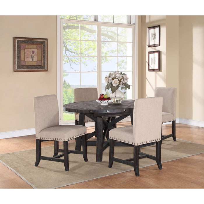 Modus Furniture Yosemite Solid Wood Round Extension Table 655450130861 7YC961R Image 3