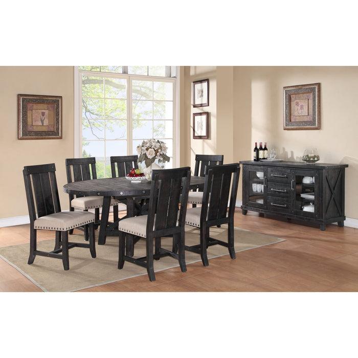 Modus Furniture Yosemite Solid Wood Round Extension Table 655450130861 7YC961R Image 4