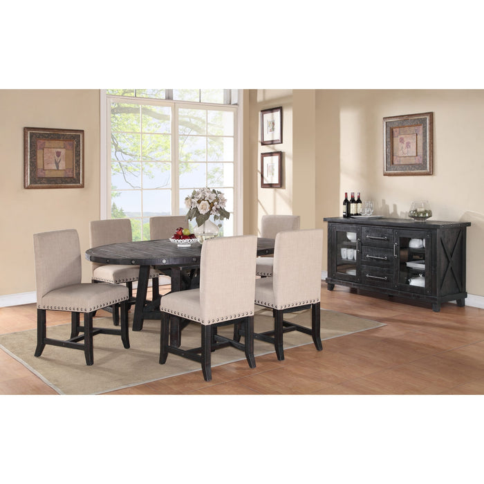 Modus Furniture Yosemite Solid Wood Round Extension Table 655450130861 7YC961R Image 5