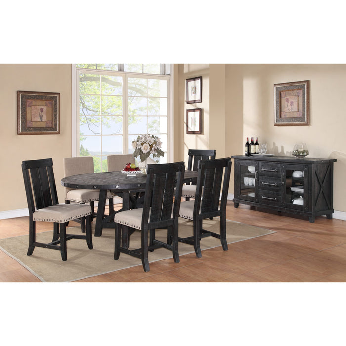 Modus Furniture Yosemite Solid Wood Round Extension Table 655450130861 7YC961R Image 6