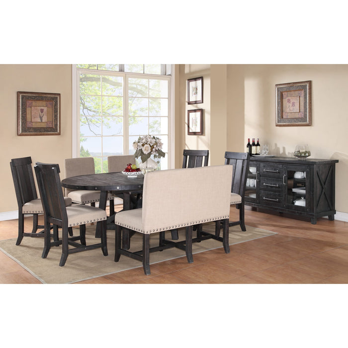 Modus Furniture Yosemite Solid Wood Round Extension Table 655450130861 7YC961R Image 9