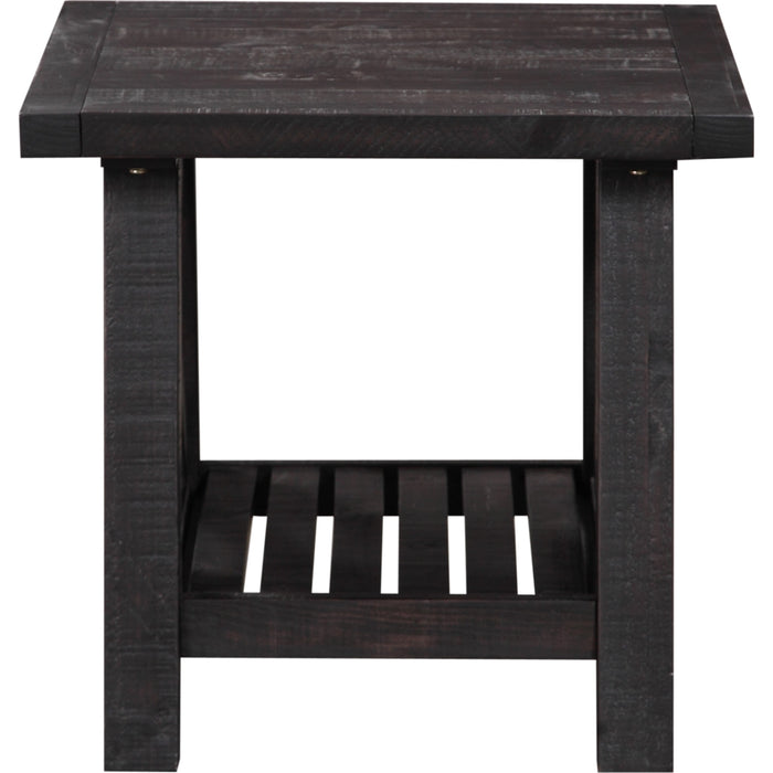 Modus Furniture Yosemite Solid Wood Side Table in Cafe 655450168369 7YC922 Image 2