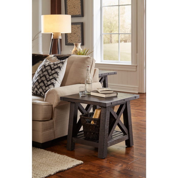 Modus Furniture Yosemite Solid Wood Side Table in Cafe 655450168369 7YC922 Main Image