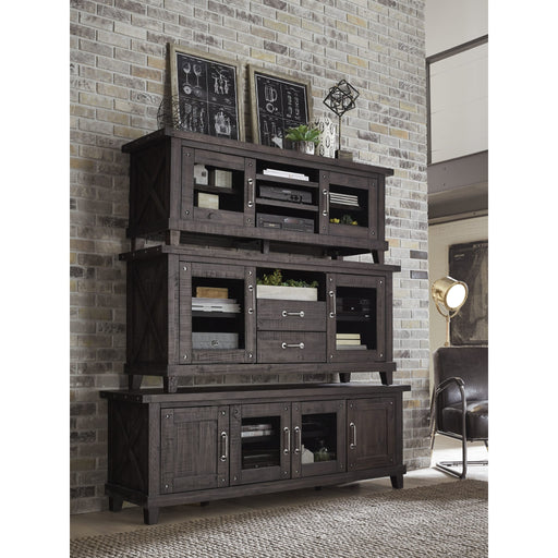 Modus Yosemite Solid Wood Two Drawer Media Console in Cafe Image 1