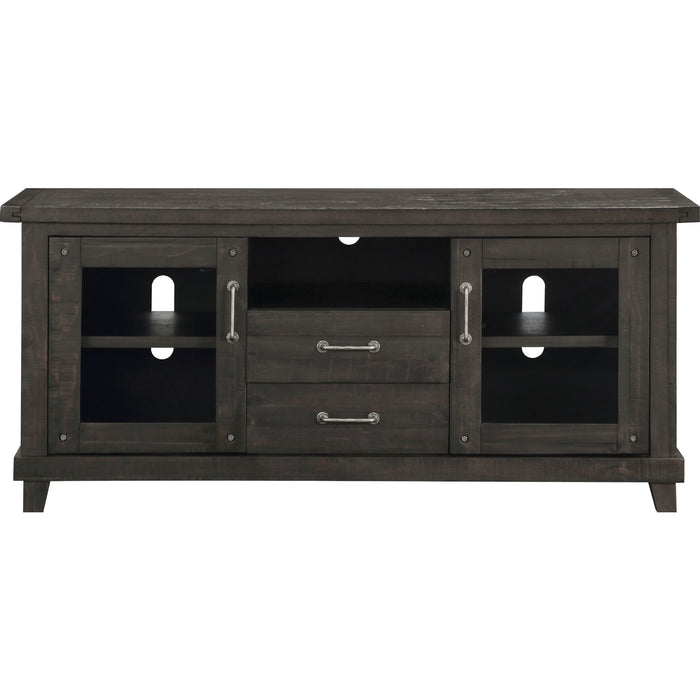 Modus Furniture Yosemite Solid Wood Two Drawer Media Console in Cafe 655450210198 7YC926D Image 3