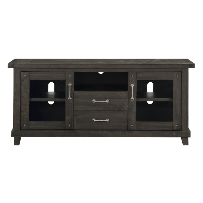 Modus Yosemite Solid Wood Two Drawer Media Console in Cafe Image 3
