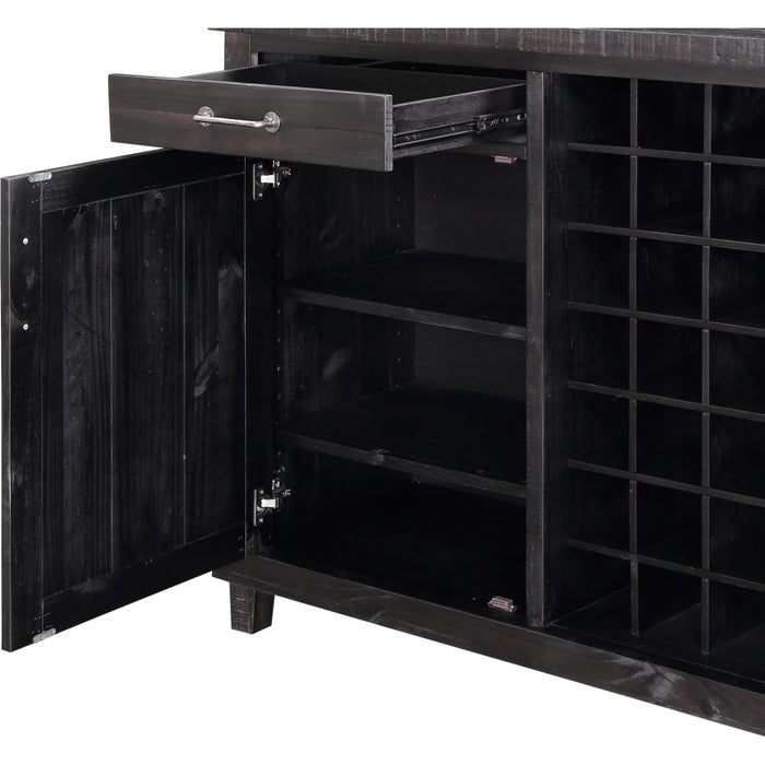 Modus Furniture Yosemite Solid Wood Wine Bar in Cafe 655450169427 7YC974 Image 4