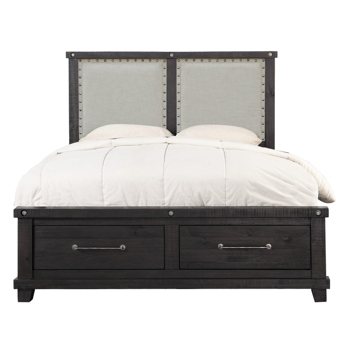 Modus Yosemite Upholstered Footboard Storage Bed in CafeImage 4