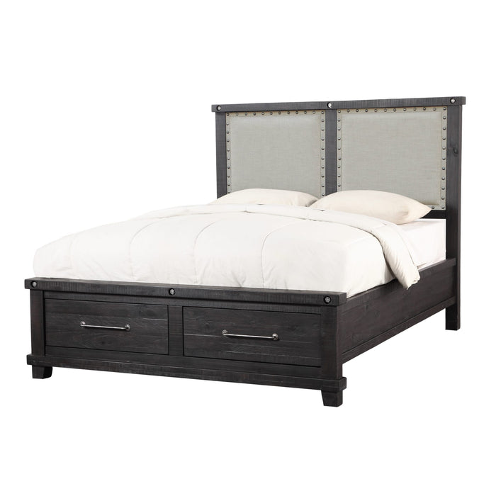 Modus Yosemite Upholstered Footboard Storage Bed in CafeImage 3