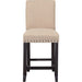 Modus Furniture Yosemite Upholstered Kitchen Counter Stool in Cafe 655450138393 7YC970F Image 2