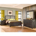 Modus Furniture Yosemite Upholstered Wood Panel Bed in Cafe  7YC9P  Image 1
