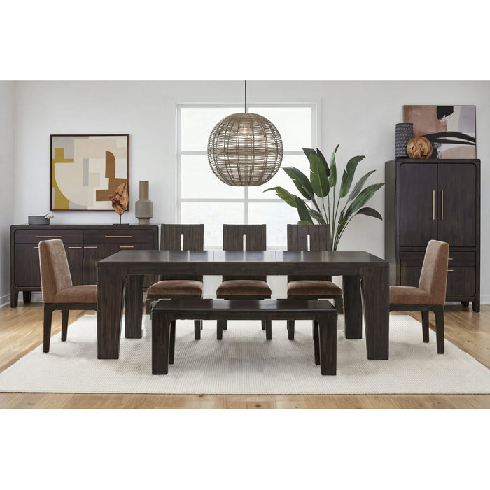 Modus Furniture Zamba Acacia Wood Dining Bench in Jaguar 655450491726 UKXT65 Image 12