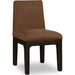 Modus Furniture Zamba Chenille Upholstered Acacia Wood Dining Chair in Pineapple and Jaguar 655450480577 UKXT64 Image 2